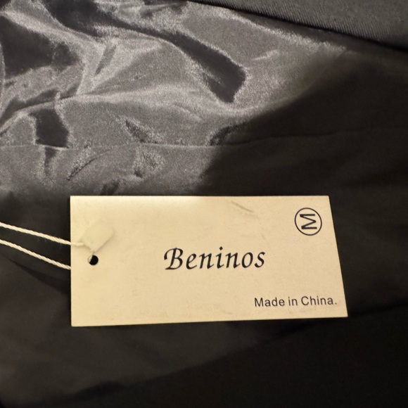 Beninos Men's Casual Blazer Suit Jacket Sport Coat one button, M, NWT - Picture 7 of 10